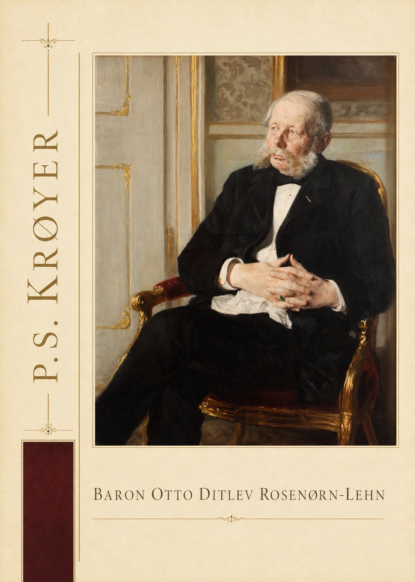 P.S. Krøyer Baron Otto Ditlev Rosenørn-lehn No3 - Affiche