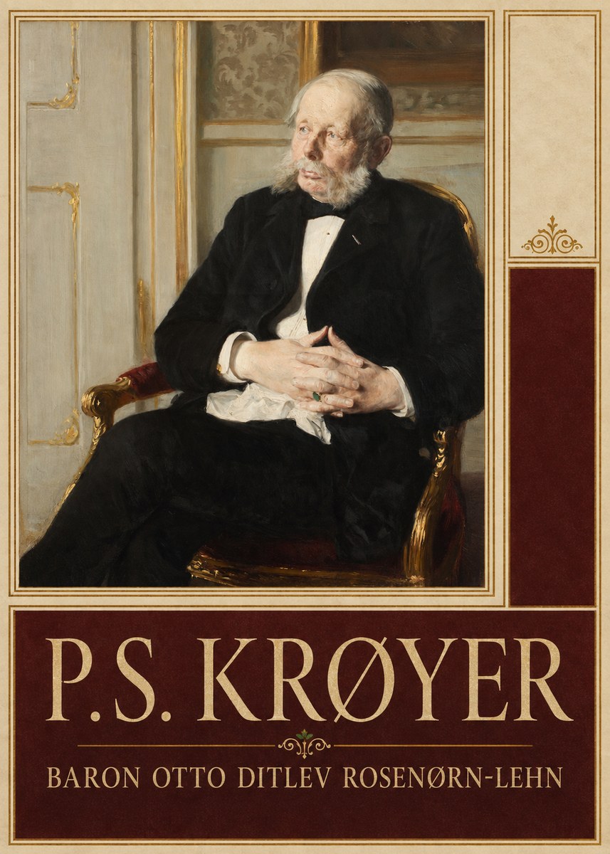 P.S. Krøyer Baron Otto Ditlev Rosenørn-lehn No5 - Affiche