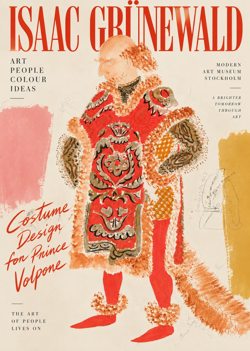 Isaac Grünewald Costume Design for a Theatre Production No4 - Affiche