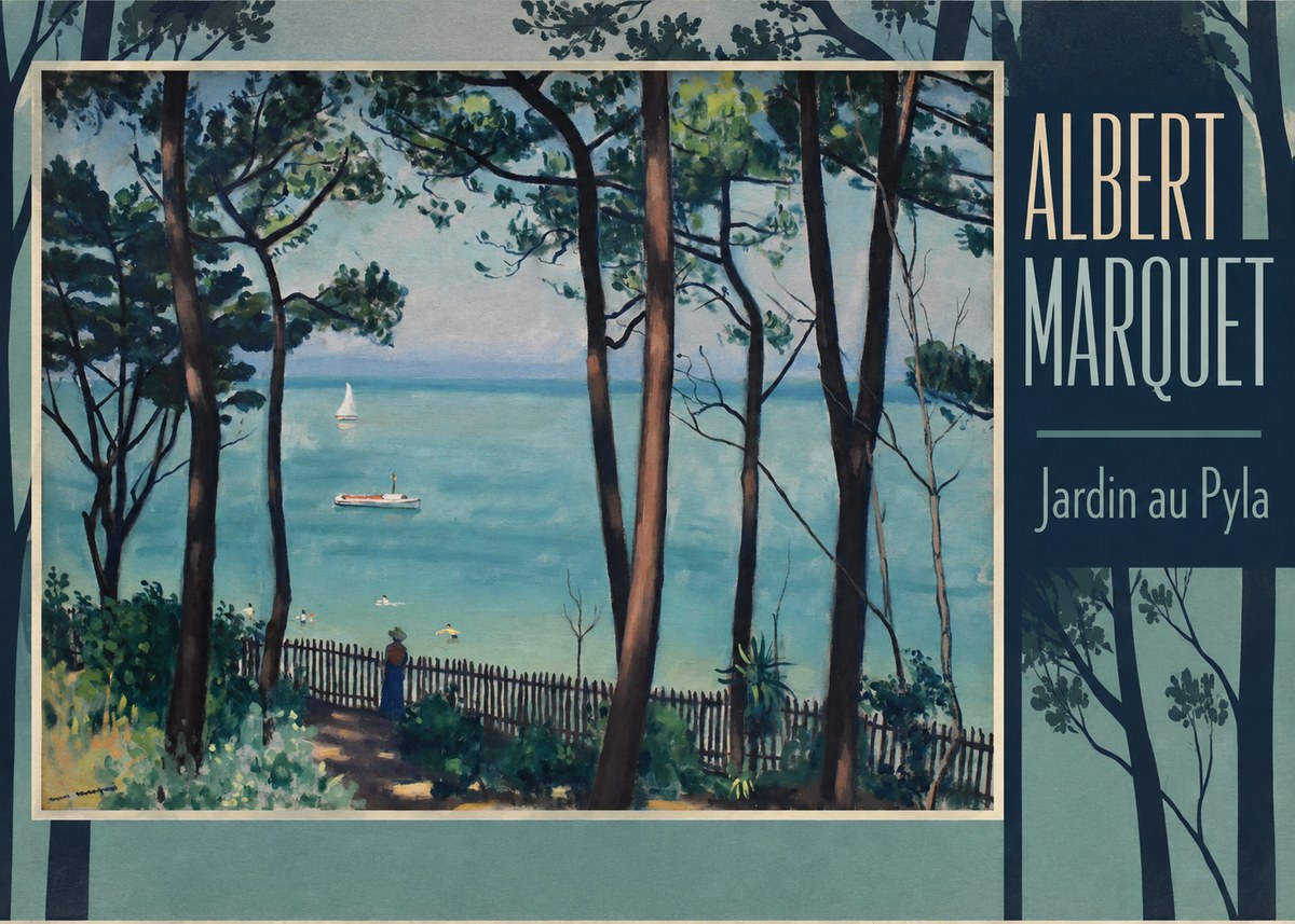 Albert Marquet Jardin Au Pyla No2 - Affiche