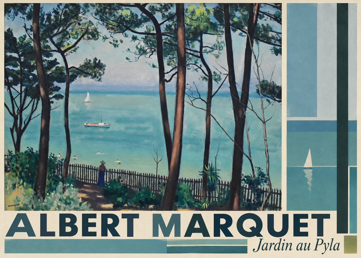 Albert Marquet Jardin Au Pyla No5 - Affiche
