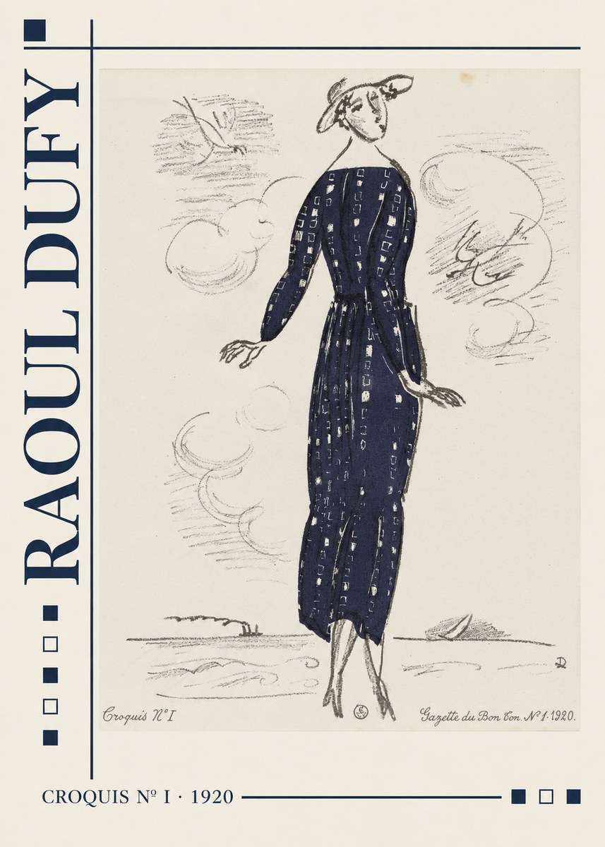 Raoul Dufy Croquis N° I · 1920 No2 - Affiche