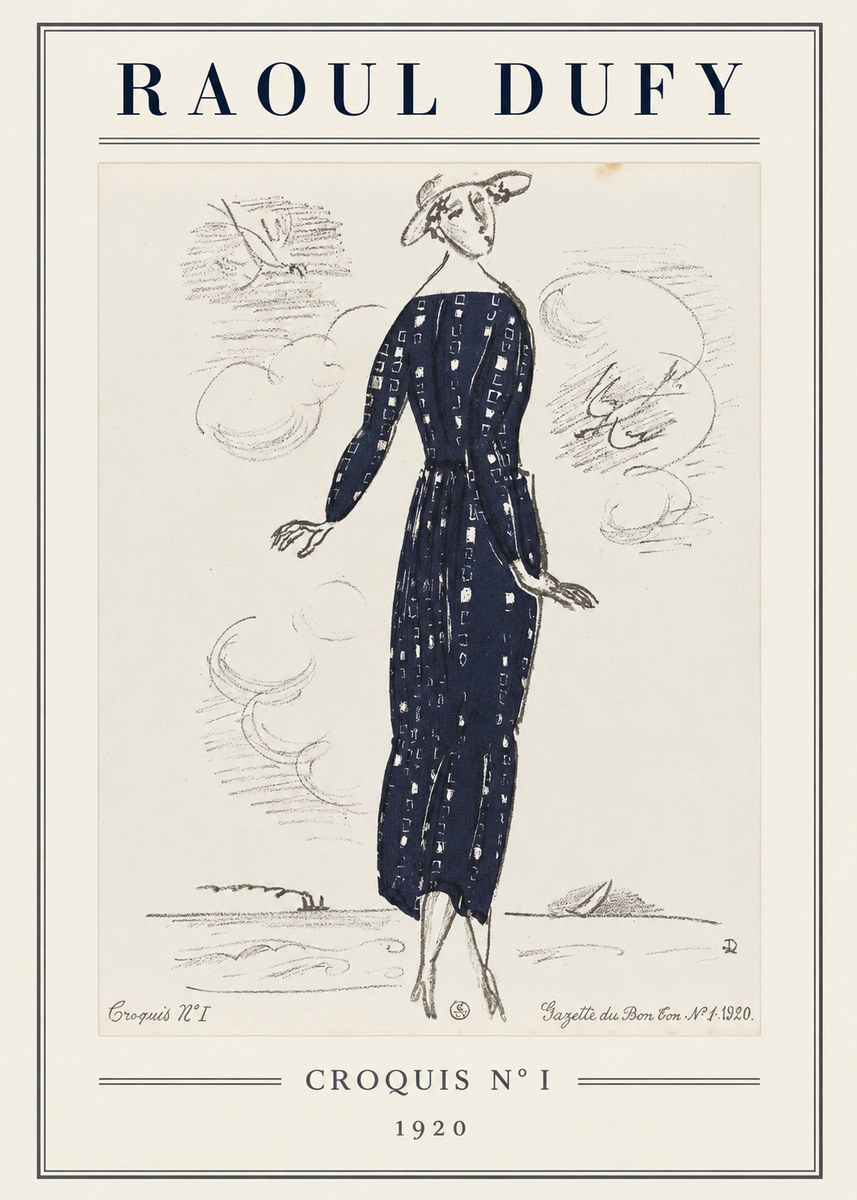 Raoul Dufy Croquis N° I · 1920 No5 - Affiche