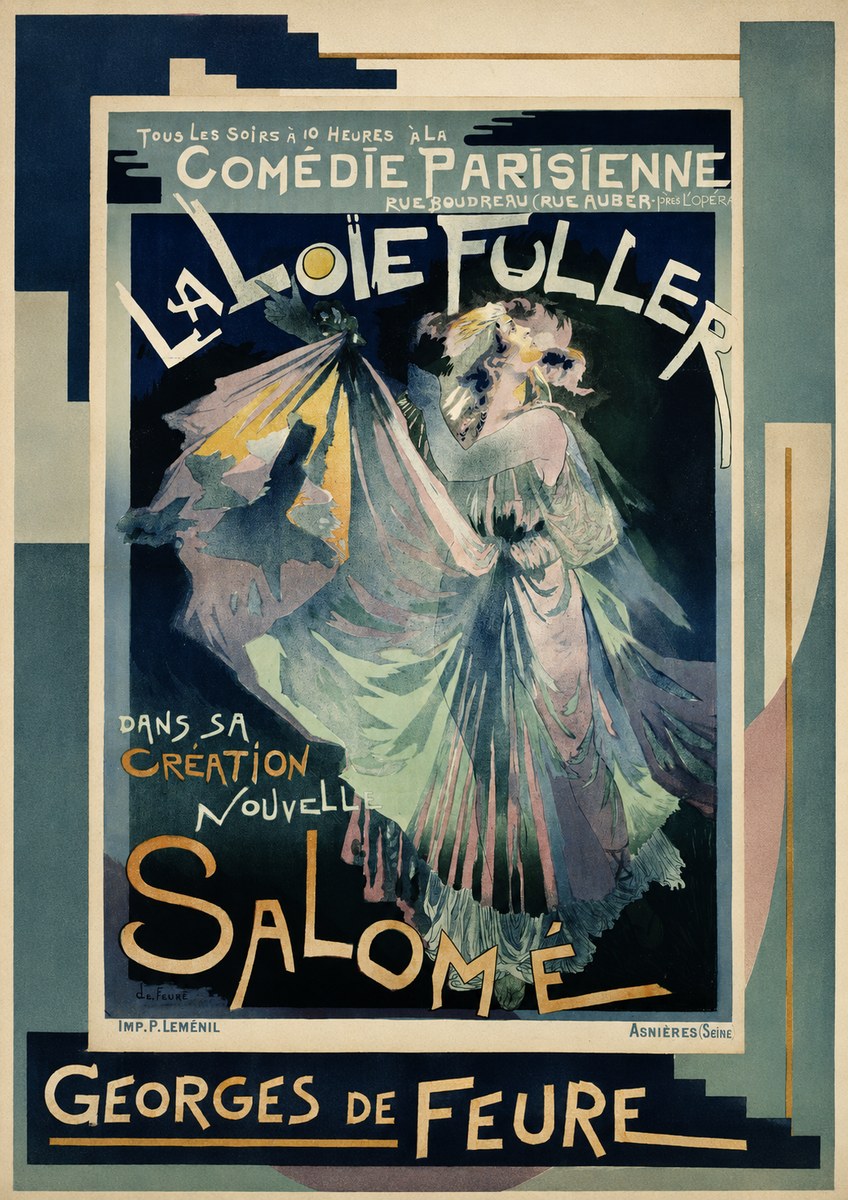 Georges de Feure La Loïe Fuller - Salomé I No3 - Affiche