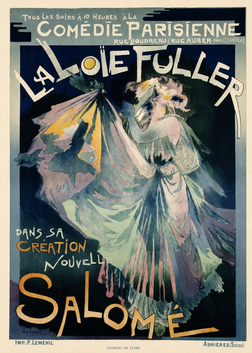 Georges de Feure La Loïe Fuller - Salomé I No6 - Affiche