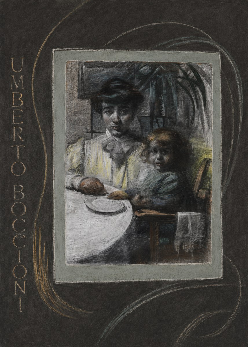 Umberto Boccioni Mother and Sister No3 - Affiche