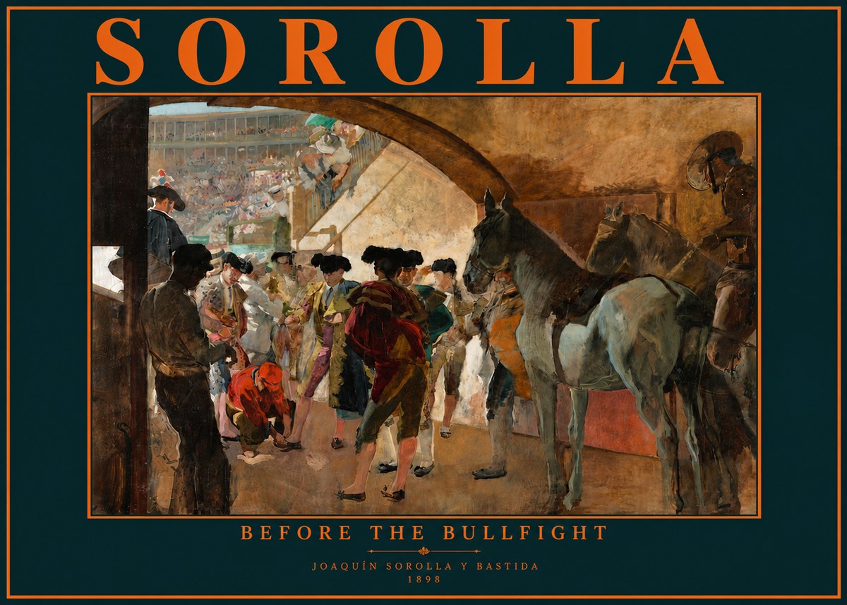 Sorolla Before the Bullfight No6 - Affiche