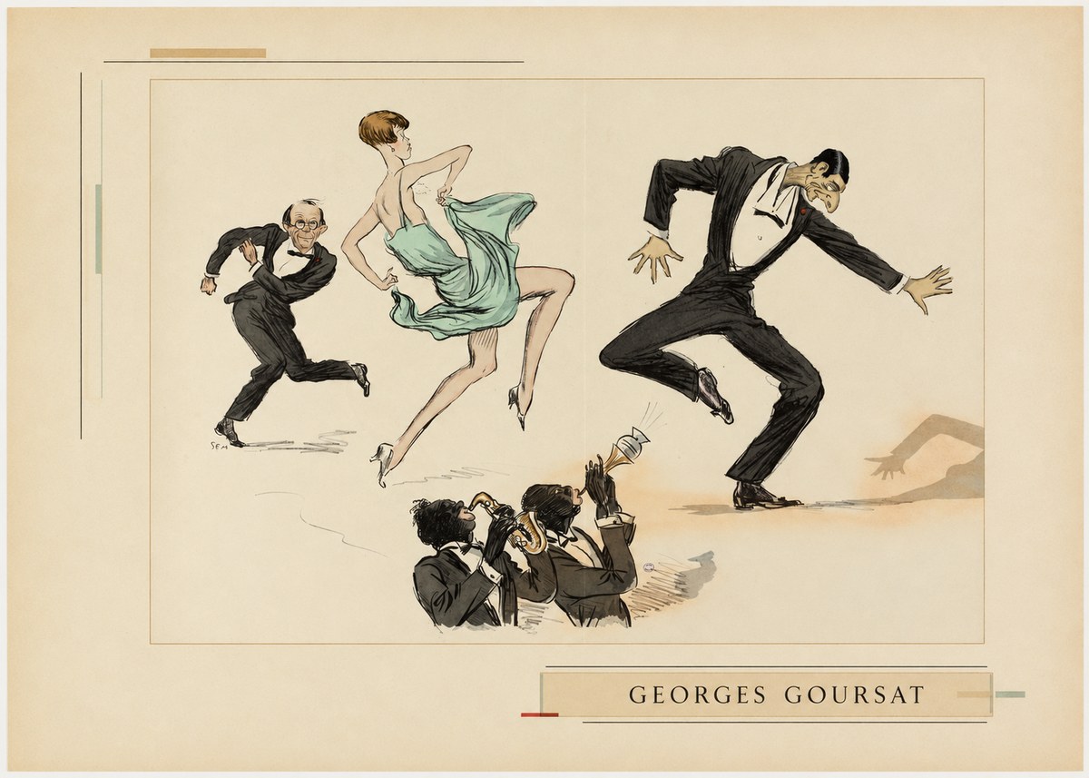 Georges Goursat Georges Goursat III No4 - Affiche