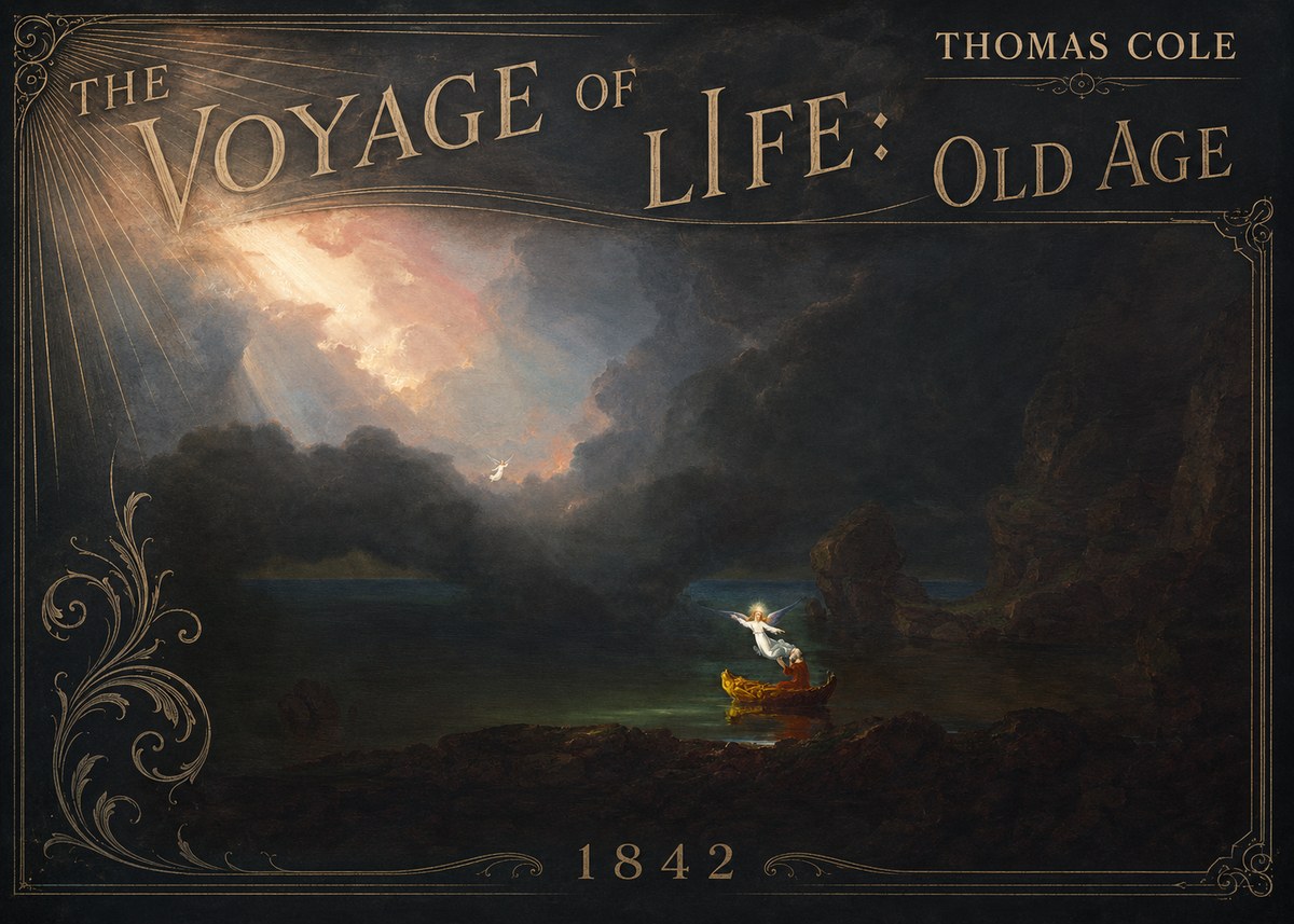 Thomas Cole The Voyage of Life: Old Age III No2 - Affiche