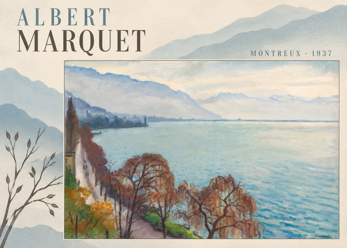 Albert Marquet Montreux No4 - Affiche