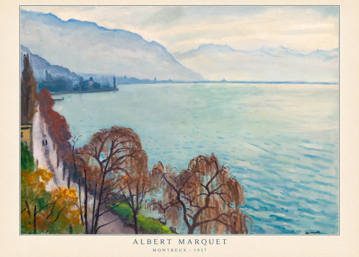 Albert Marquet Montreux No6 - Affiche