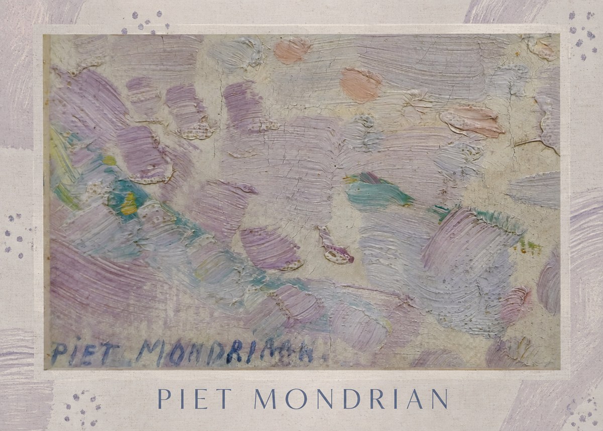 Piet Mondrian Abstract Composition No1 - Affiche