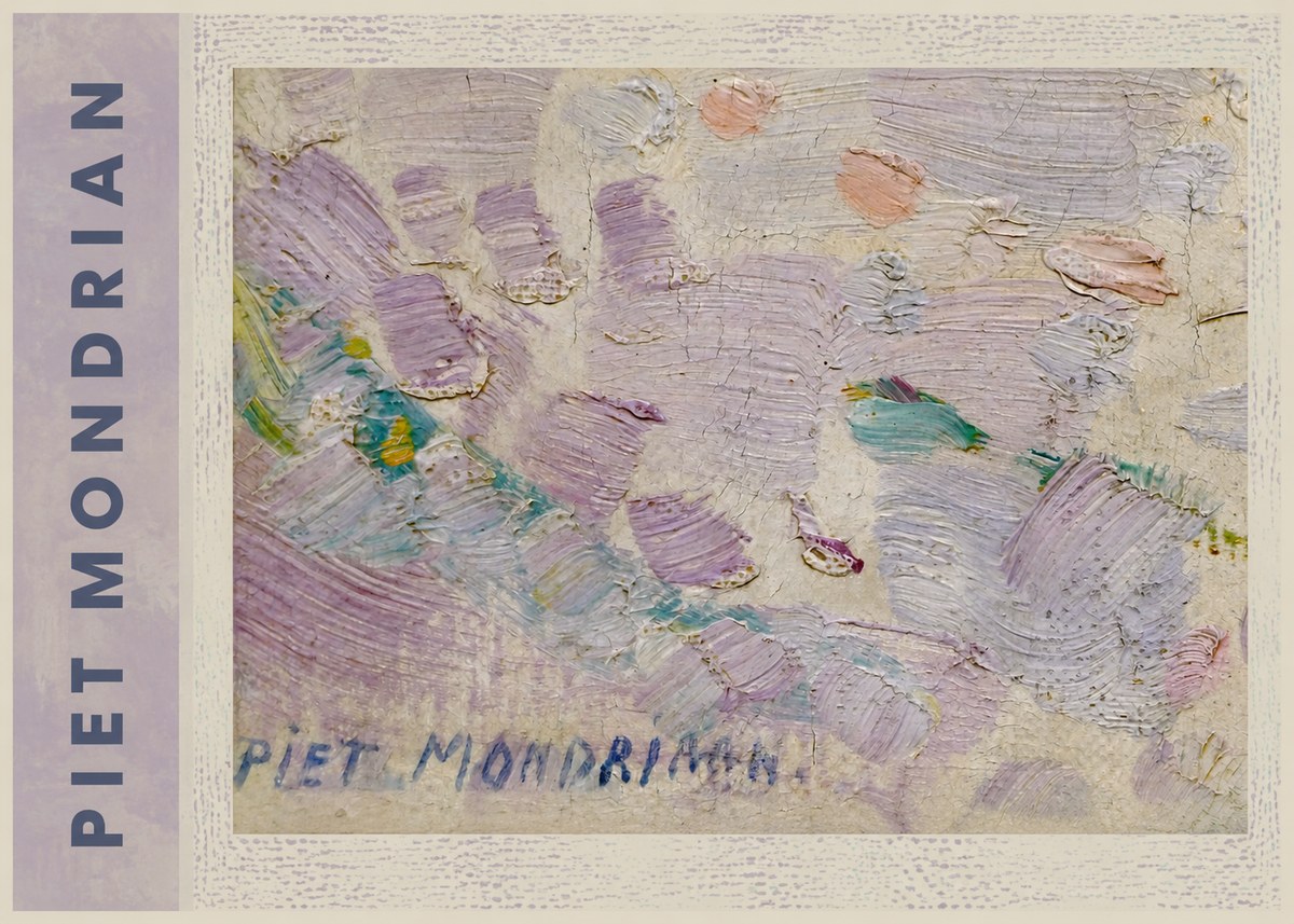 Piet Mondrian Abstract Composition No2 - Affiche