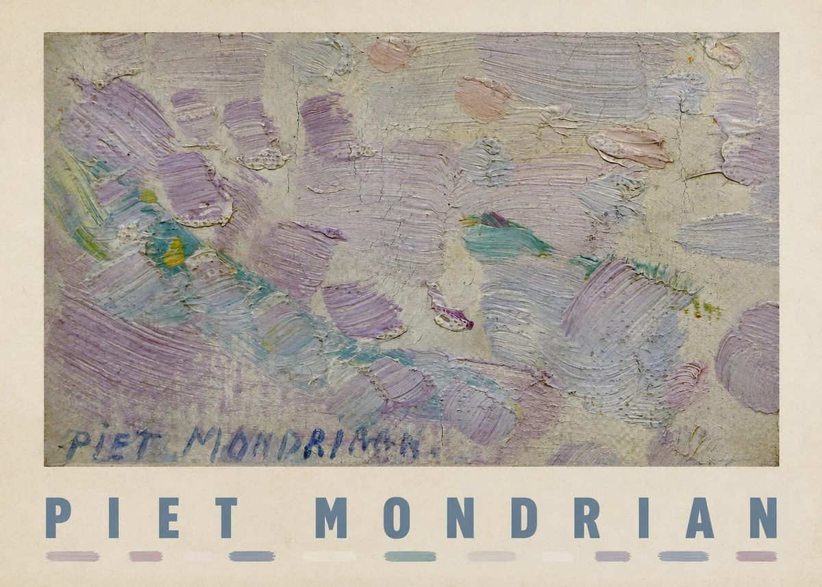 Piet Mondrian Abstract Composition No3 - Affiche
