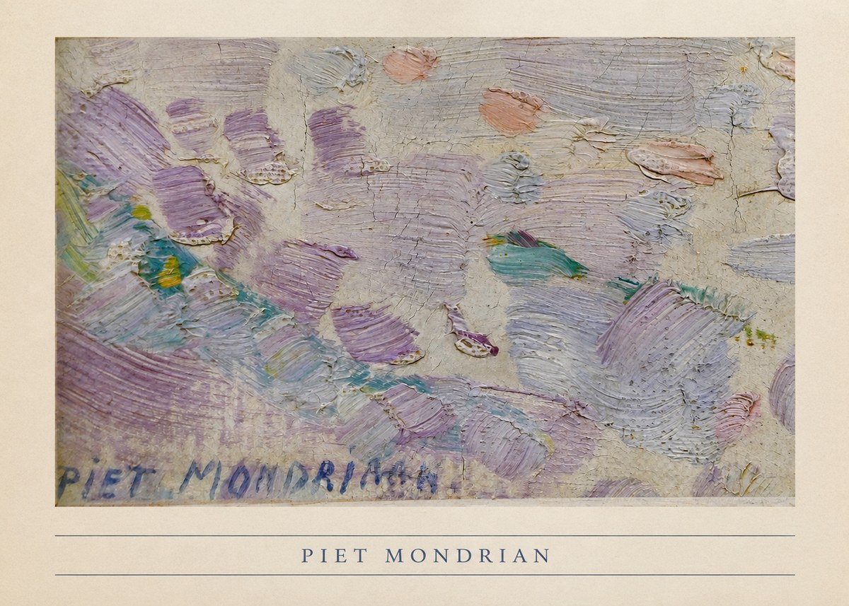 Piet Mondrian Abstract Composition No4 - Affiche