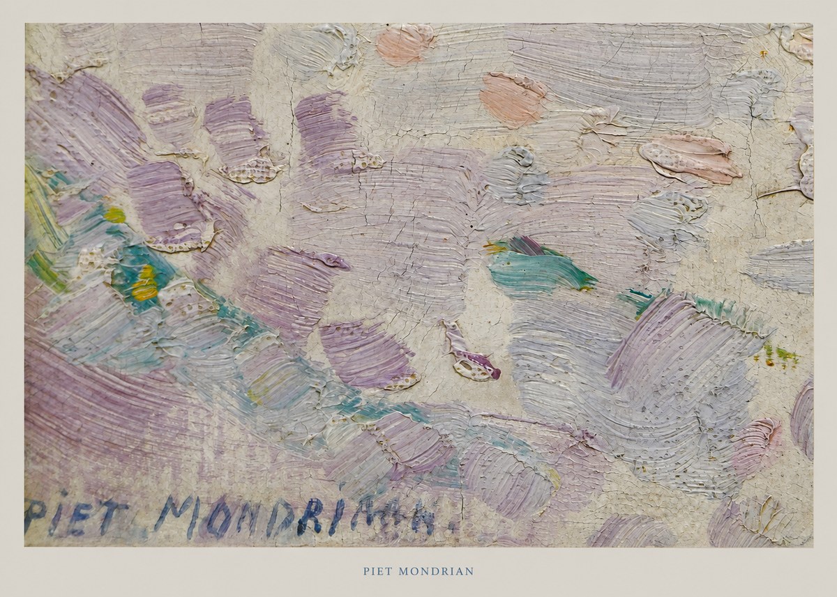 Piet Mondrian Abstract Composition No5 - Affiche