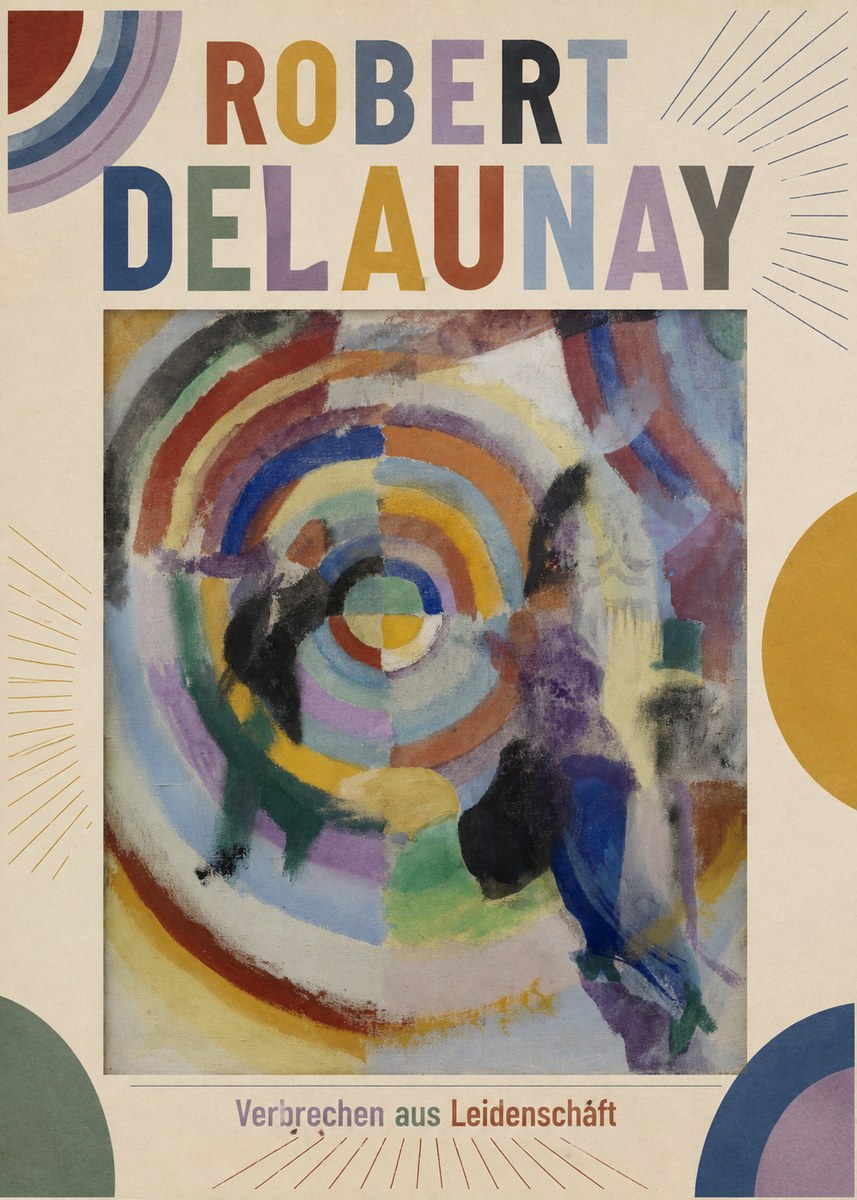 Robert Delaunay Verbrechen Aus Leidenschaft No5 - Affiche