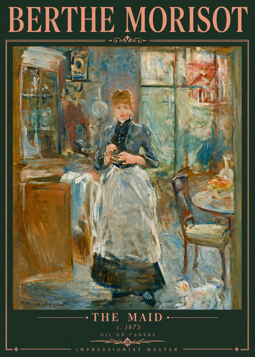 Berthe Morisot The Maid No5 - Affiche
