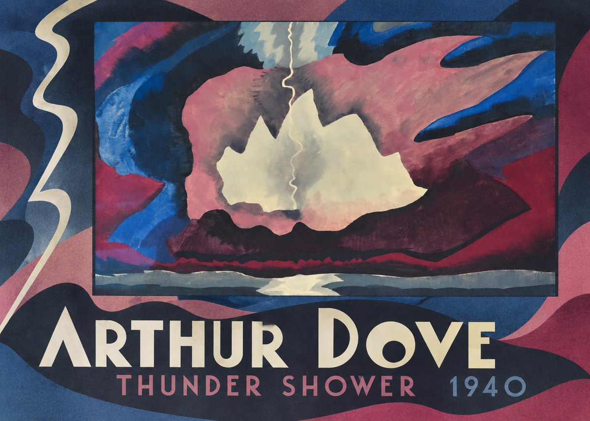 Arthur Dove Thunder Shower No2 - Affiche