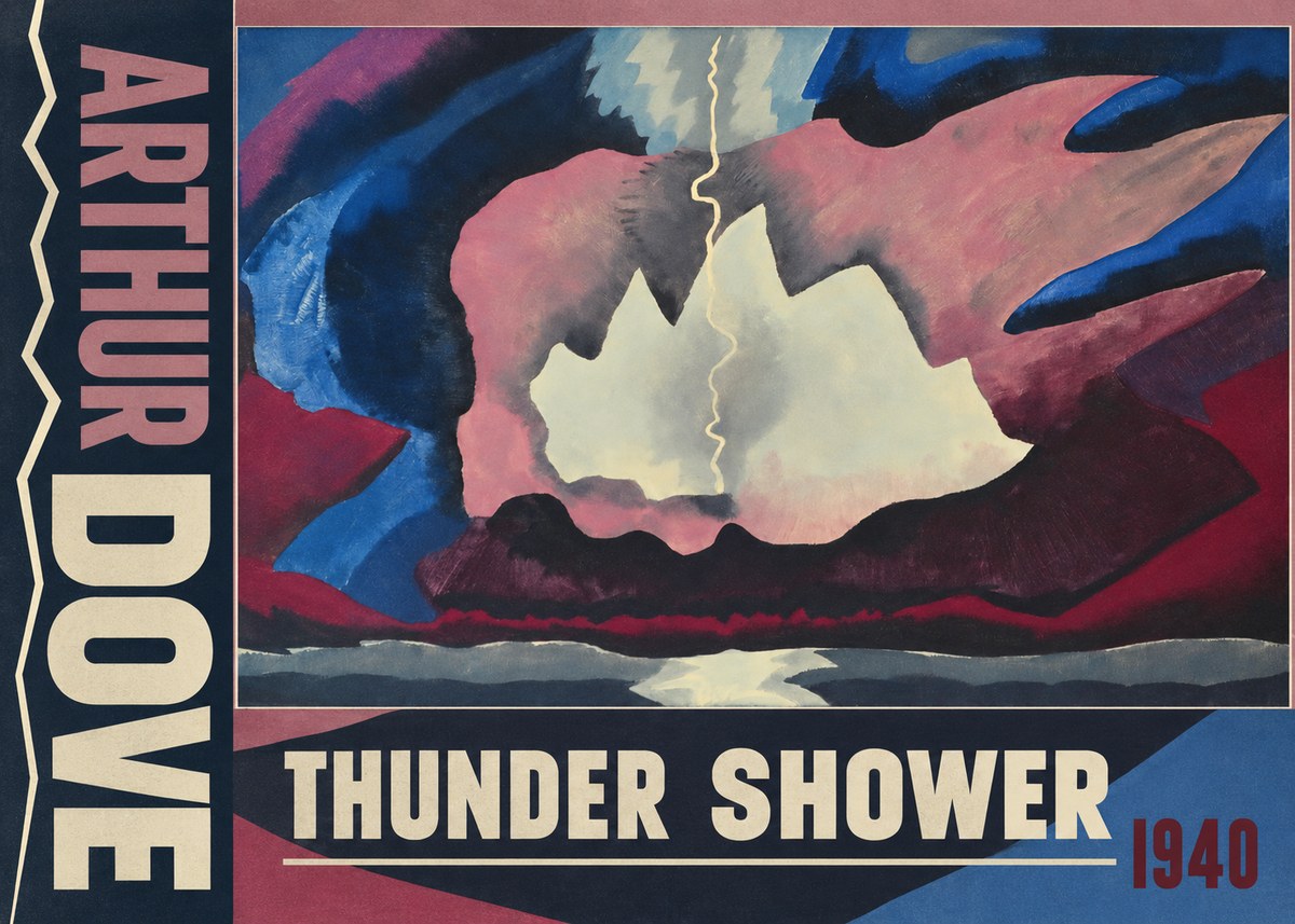 Arthur Dove Thunder Shower No3 - Affiche