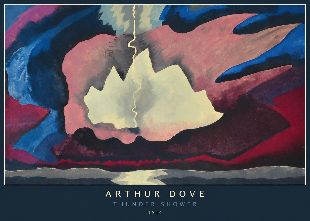 Arthur Dove Thunder Shower No6 - Affiche