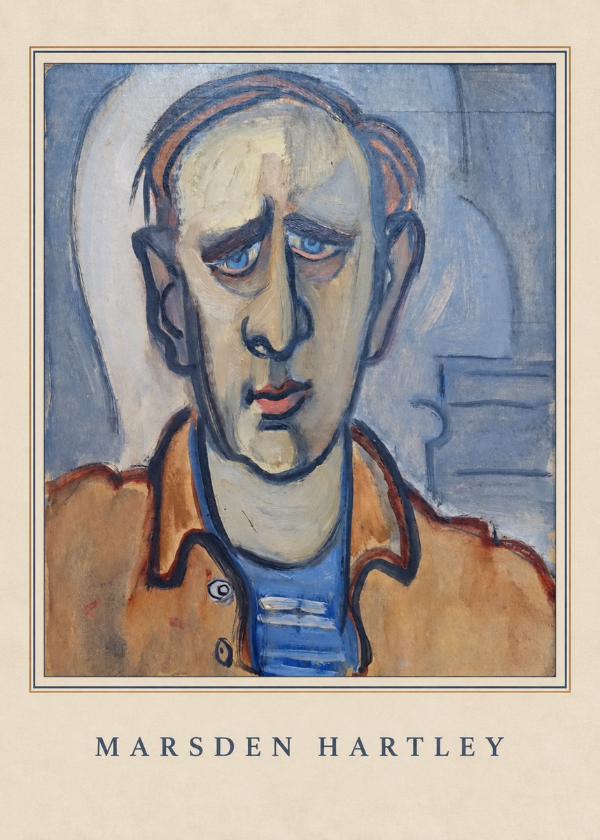Marsden Hartley Portrait of a German Officer II No4 - Affiche