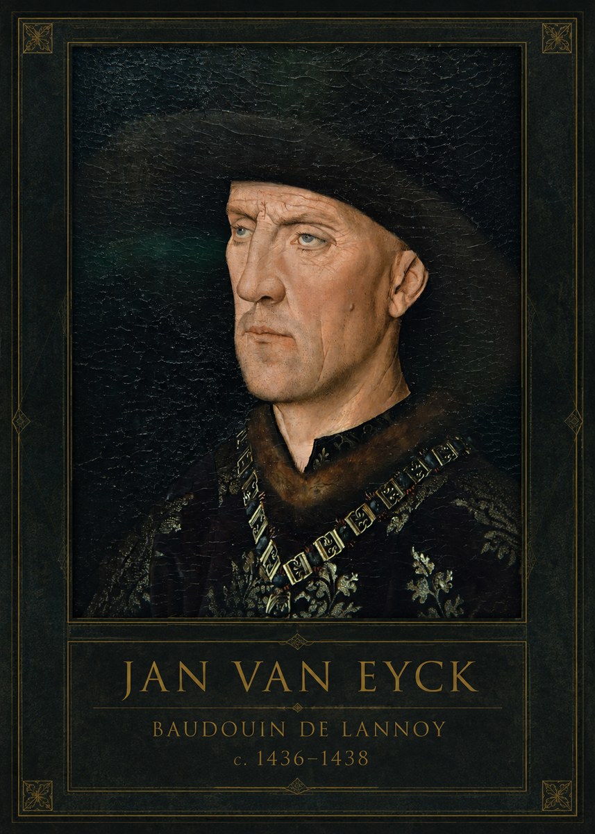 Jan van Eyck Baudouin De Lannoy No1 - Affiche