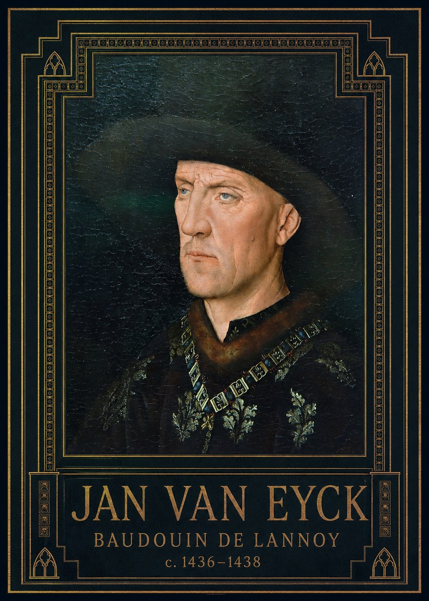 Jan van Eyck Baudouin De Lannoy No3 - Affiche