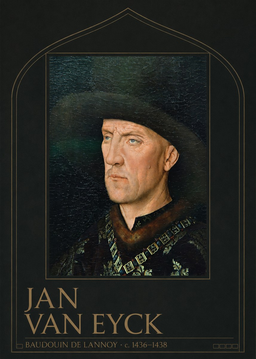 Jan van Eyck Baudouin De Lannoy No6 - Affiche