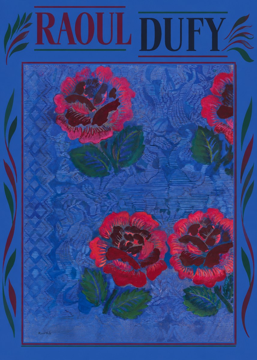 Raoul Dufy Roses No3 - Affiche