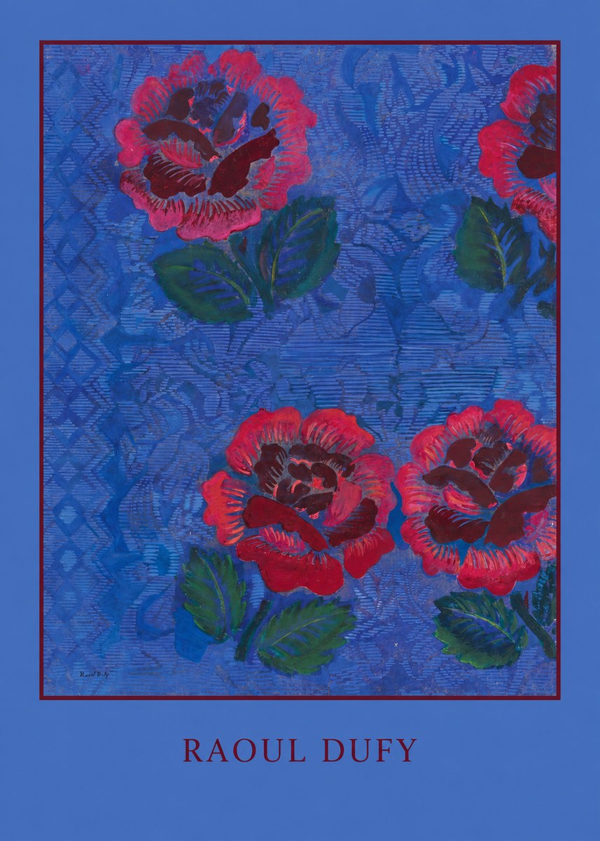 Raoul Dufy Roses No4 - Affiche