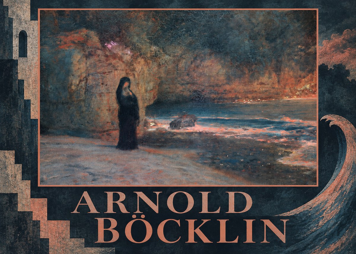 Arnold Böcklin The Lament No6 - Affiche