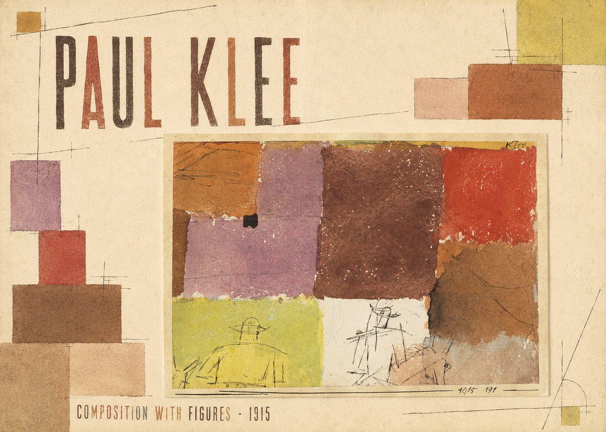 Paul Klee Composition with Figures I No6 - Affiche