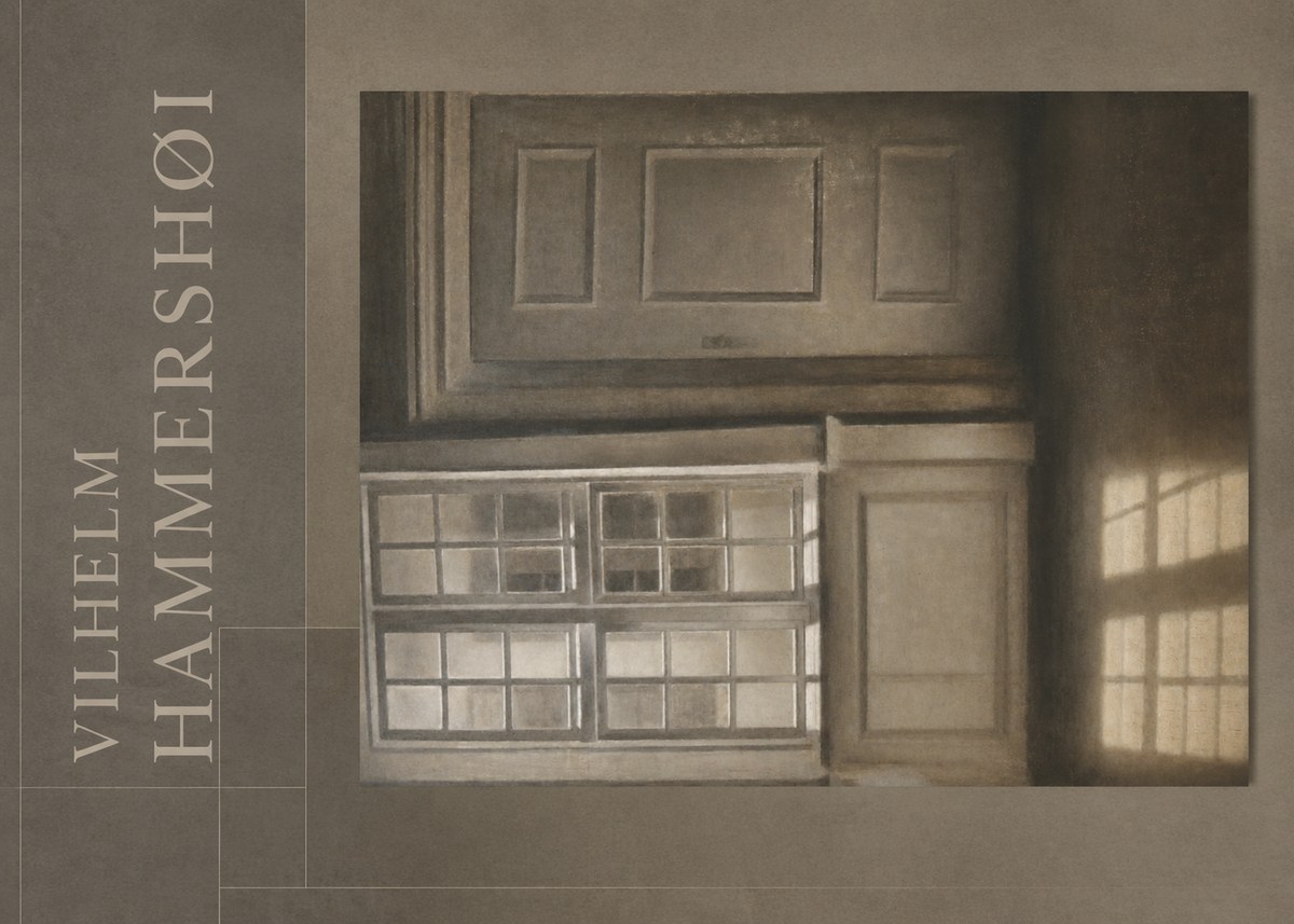Vilhelm Hammershøi Interior with Window No3 - Affiche