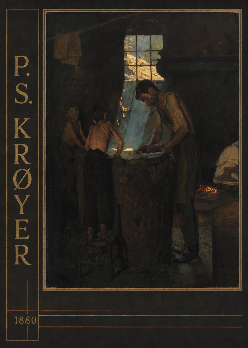 P.S. Krøyer A Forge No2 - Affiche