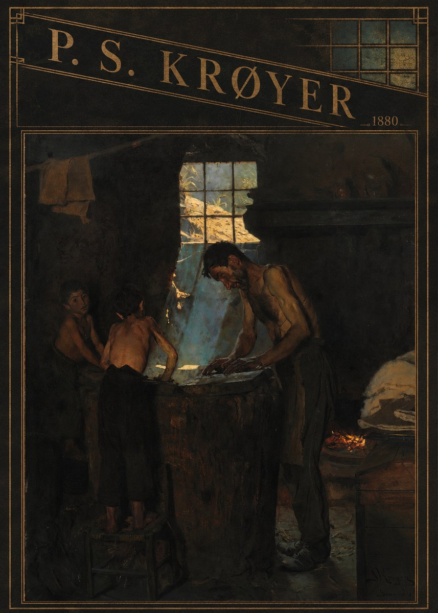 P.S. Krøyer A Forge No5 - Affiche