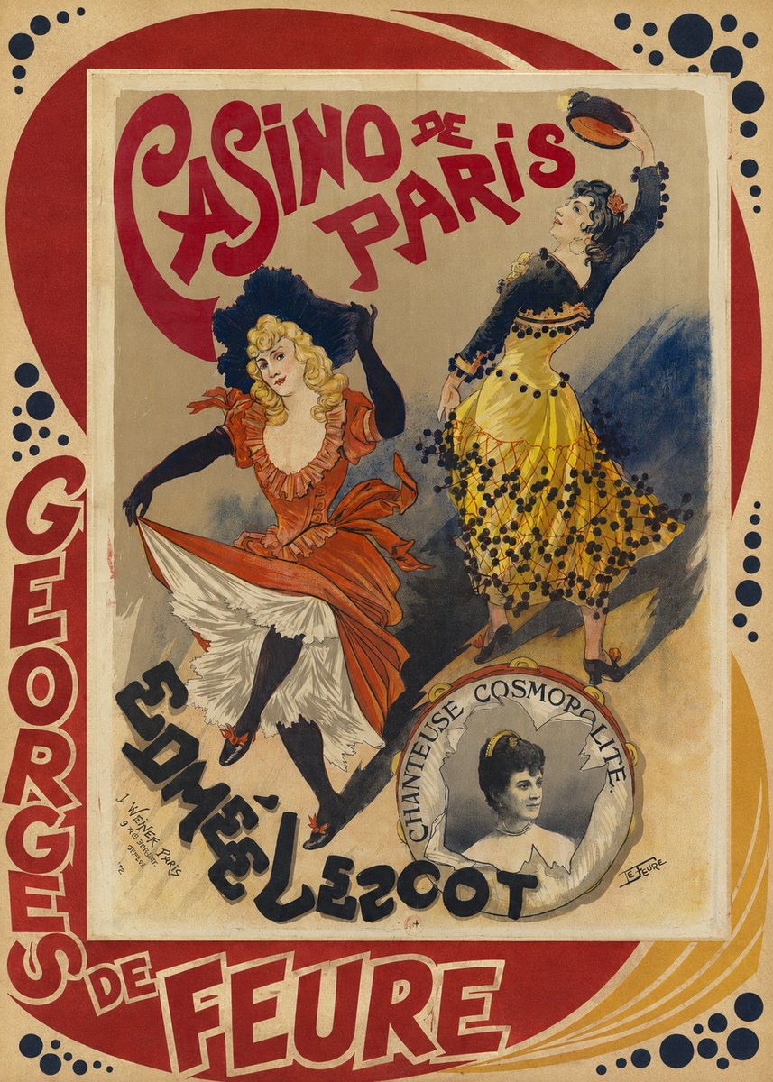 Georges de Feure Edmée Lescot No4 - Affiche