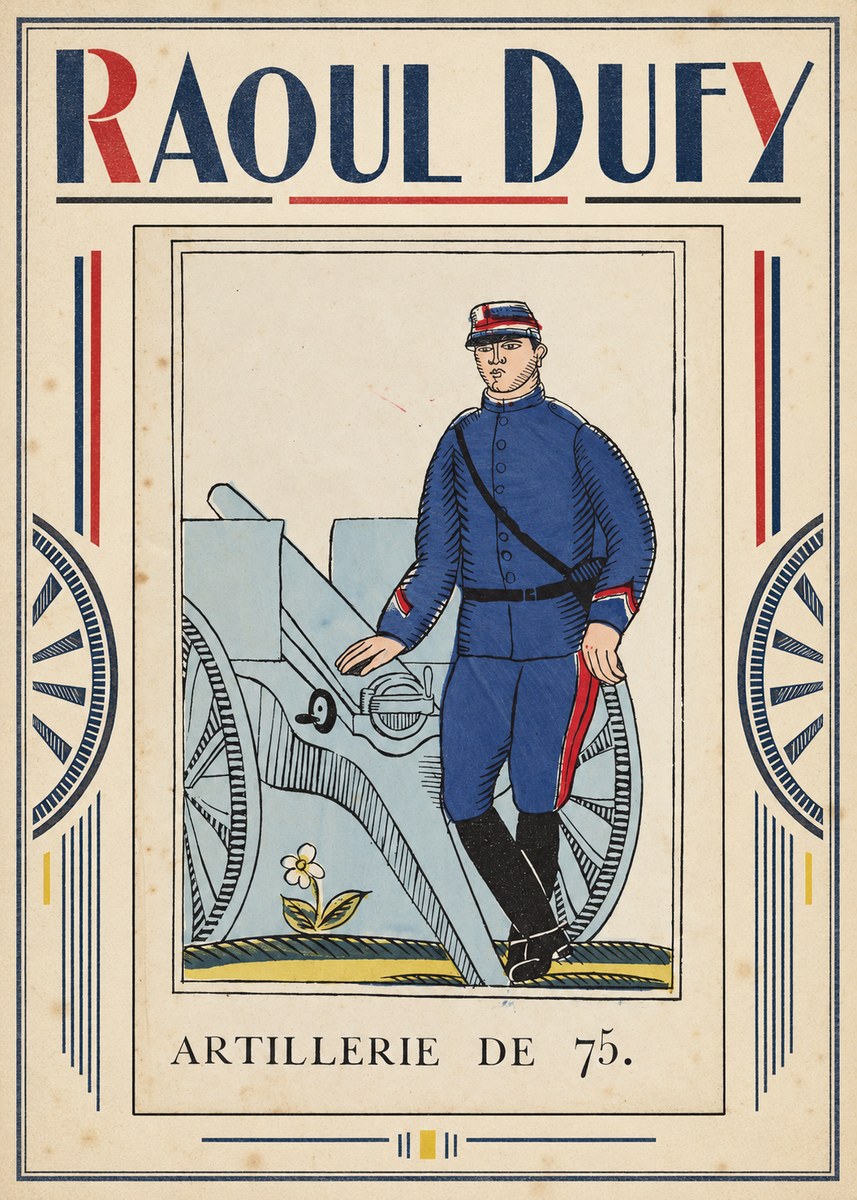 Raoul Dufy Artillerie De 75. No1 - Affiche