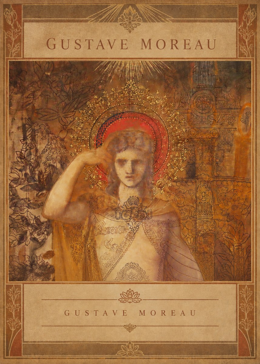 Gustave Moreau The Messenger No2 - Affiche