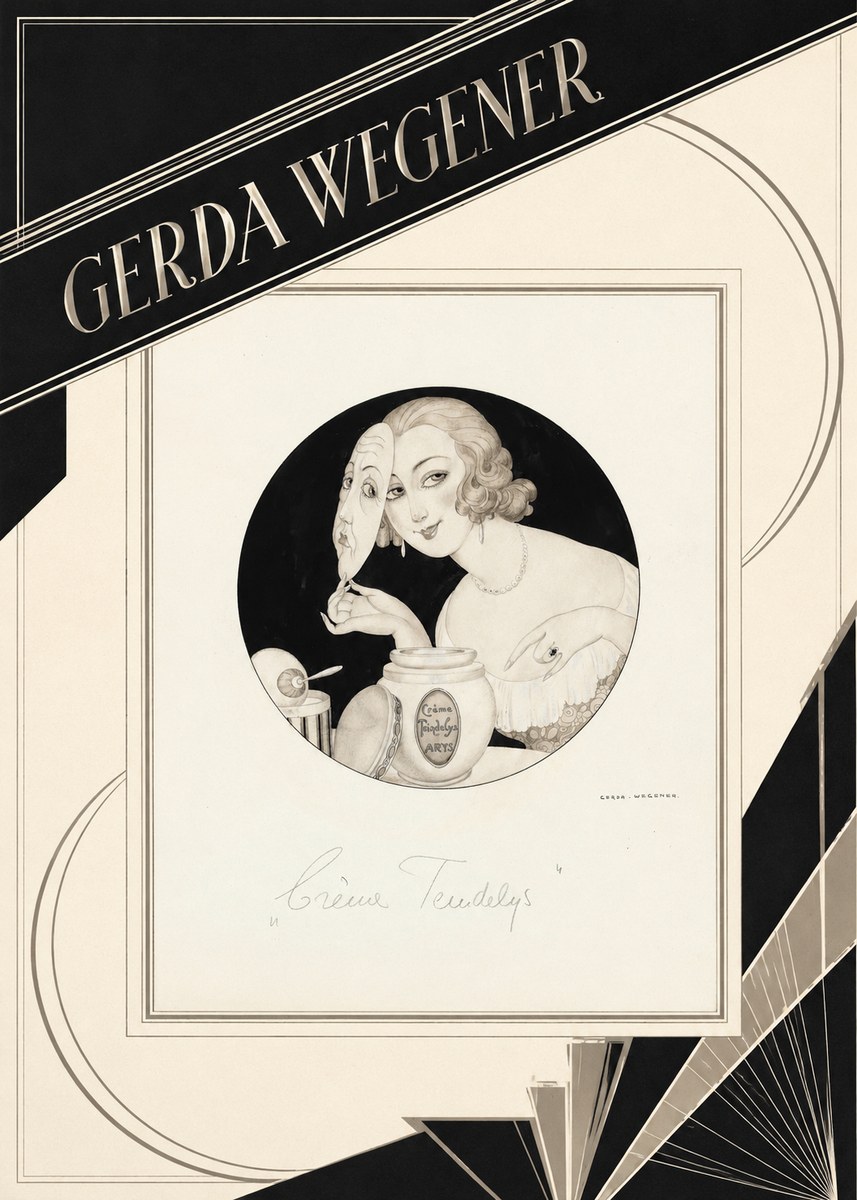Gerda Wegener Crème Teindelys I No4 - Affiche