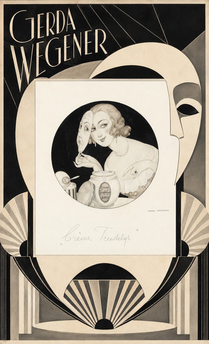 Gerda Wegener Crème Teindelys I No6 - Affiche
