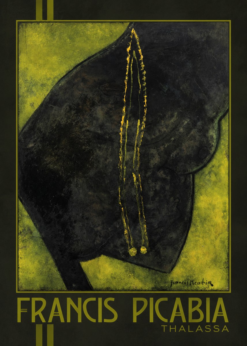 Francis Picabia Thalassa No1 - Affiche