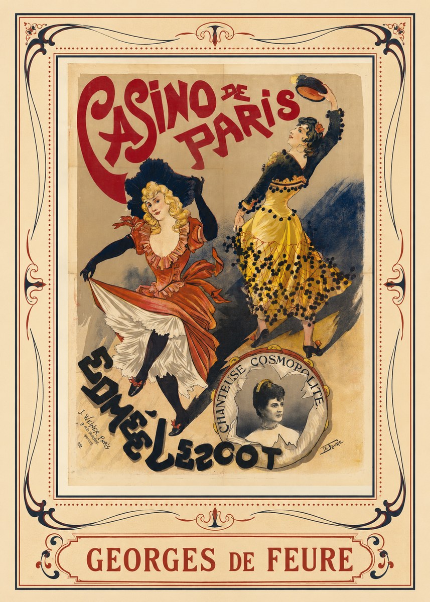 Georges de Feure Edmée L'escot No1 - Affiche