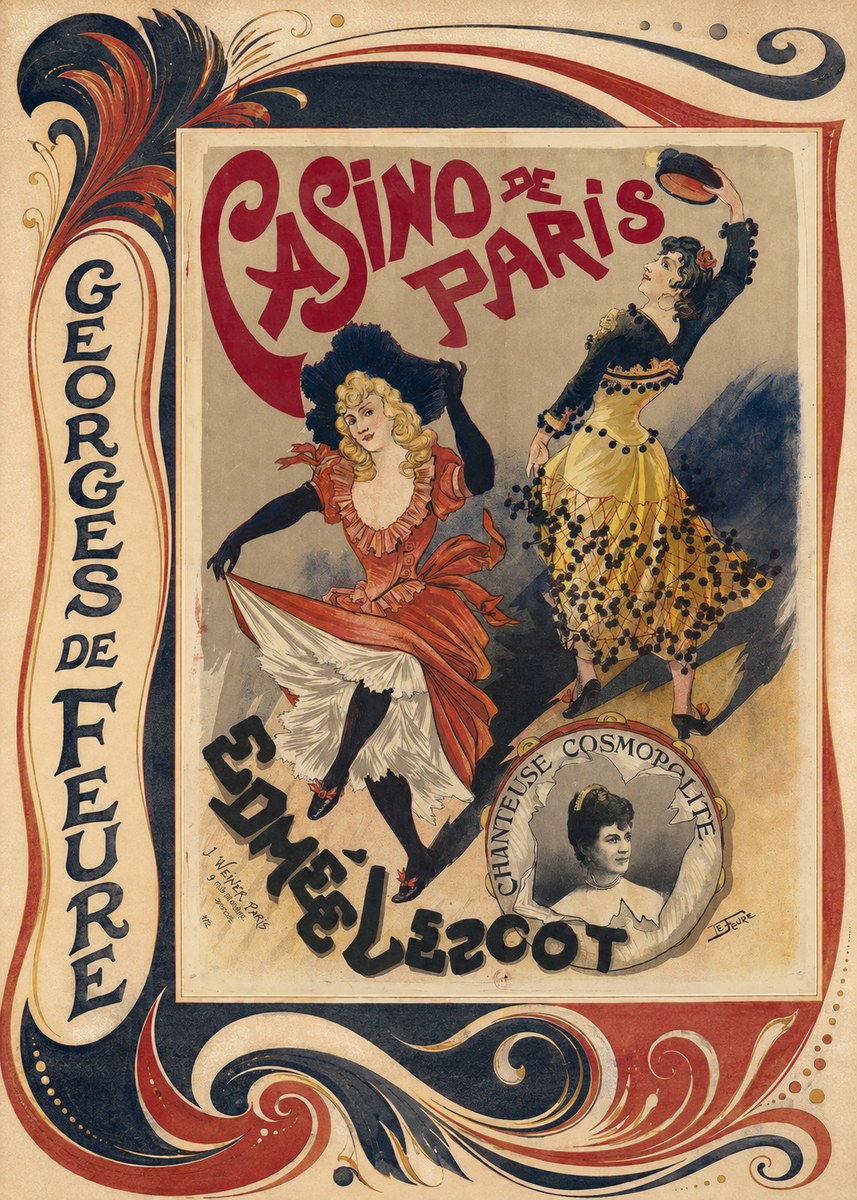Georges de Feure Edmée L'escot No2 - Affiche