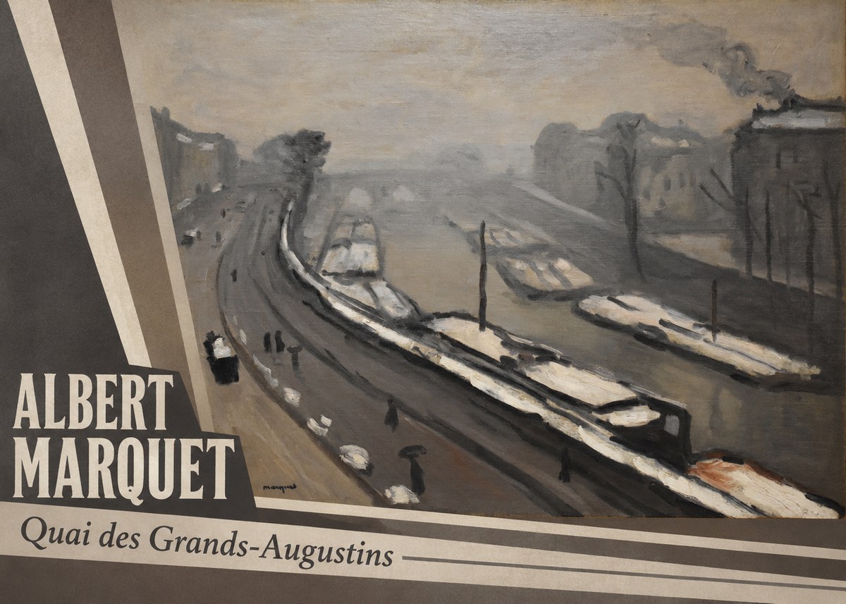 Albert Marquet Quai Des Grands-augustins No4 - Affiche