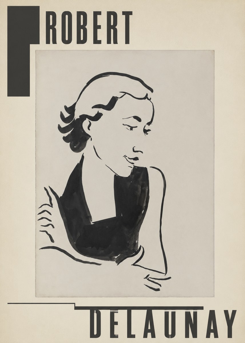 Robert Delaunay Figure Study No3 - Affiche