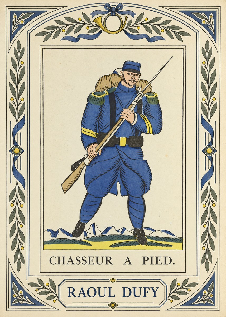 Raoul Dufy Chasseur a Pied. No3 - Affiche