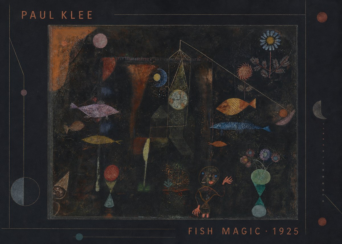 Paul Klee Fish Magic I No3 - Affiche