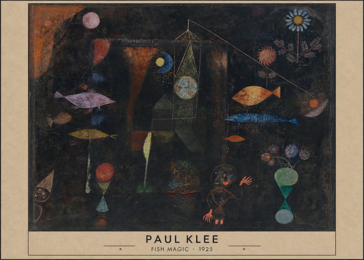 Paul Klee Fish Magic I No5 - Affiche