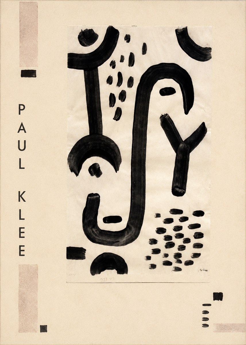 Paul Klee Face of the Goddess No2 - Affiche
